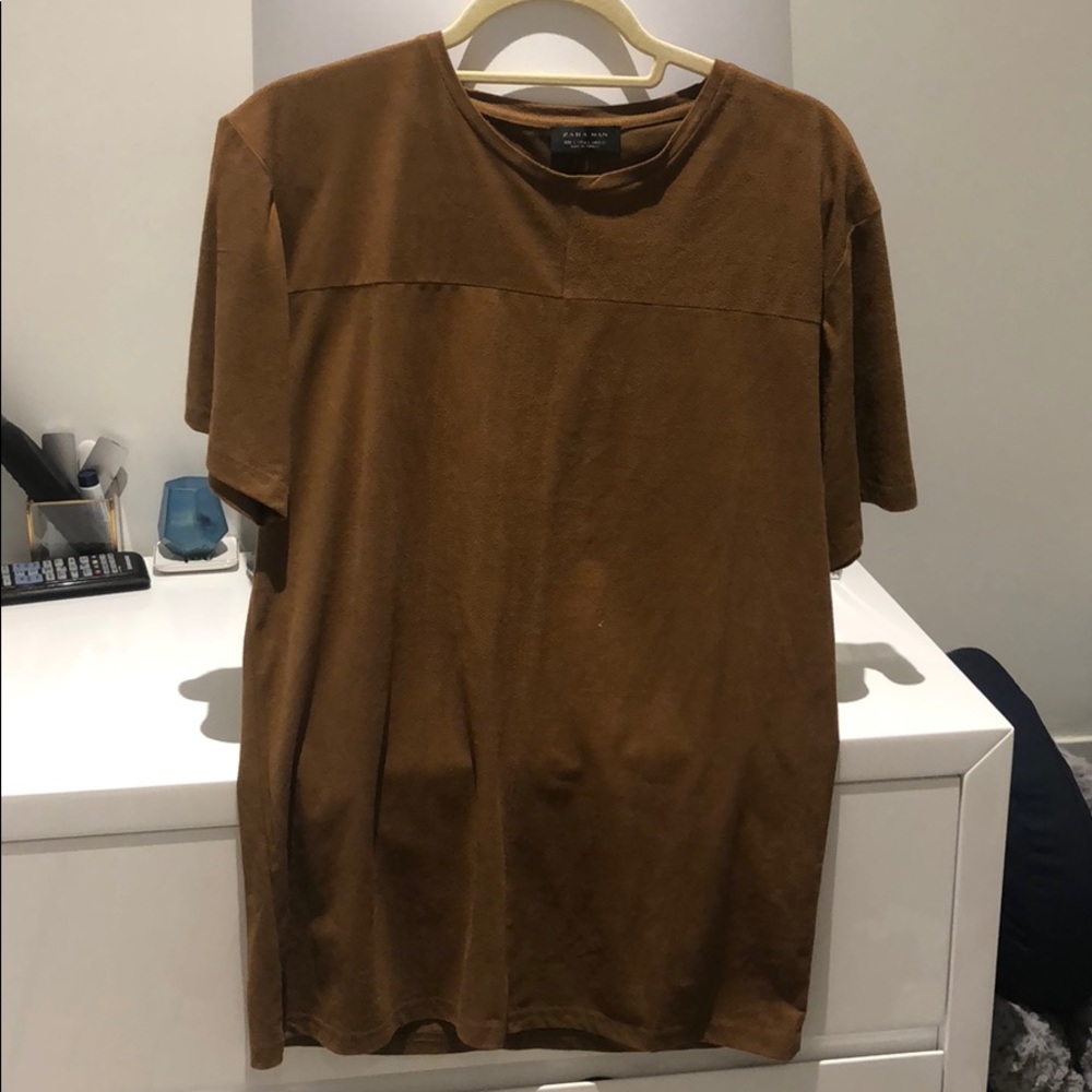 Zara man velvet shirt